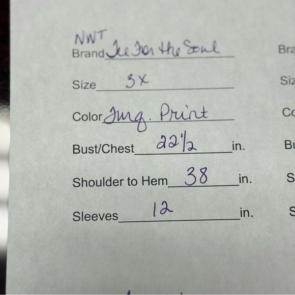 Tee for the Soul Coastal Craze Turquoise Floral Dress 3X - Picture 7 of 7